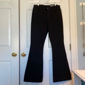 ASOS black wide leg jeans